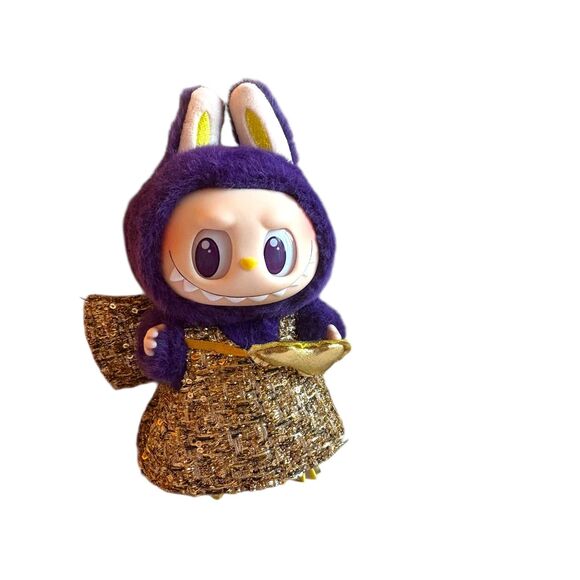 Pop Mart Other - Labubu x Pronounce Wings of Fortune Purple Bag Charm POP MART Keychain Authentic